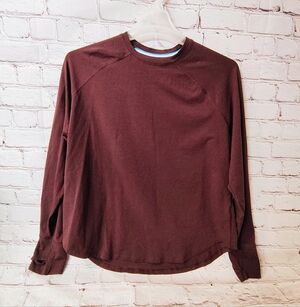 Coolibar Lumaleo UPF 50 Long Sleeve Rash Guard Burgundy XXL Fishing  Gorpcore